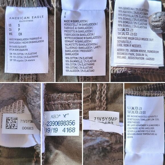 AE Camo Green Flex Khaki Jogger - Picture 8 of 16